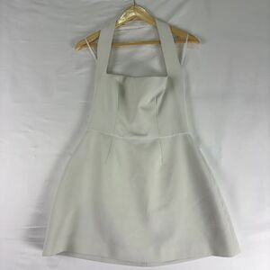 Odd Muse White Halter Mini Dress